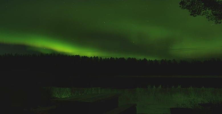 Polarlichter am Juktån