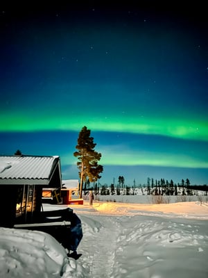 Husyk und Polarlichter