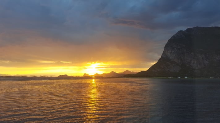 Mitternachtssonne in Norwegen