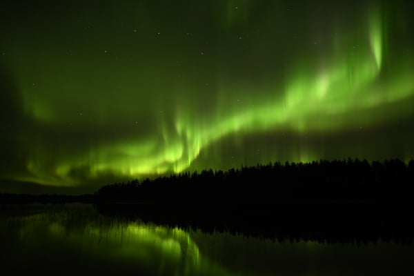 Polarlichter in Schweden/Lappland