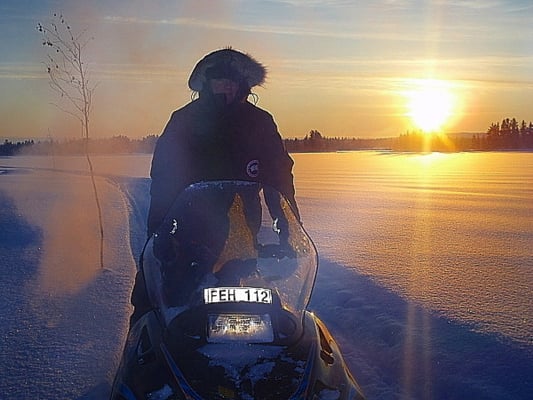 Skoterturer i Lappland