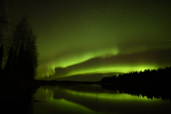 Nordic lights in Lapland