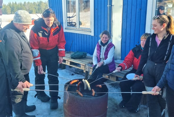 Bratwürste auf lappländisch