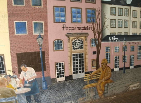 Wandmalerei in der Altstadt