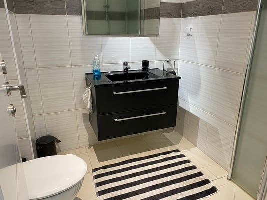 Parents shower bathroom