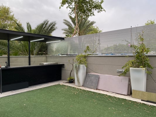 Swimming pool on Winter