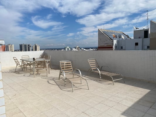 Spacious terrace for Sukkah
