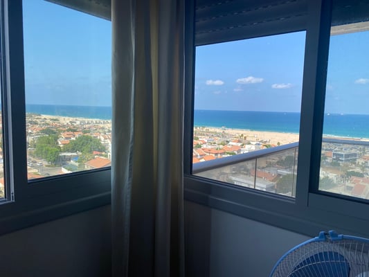 Vue mer chambre parents