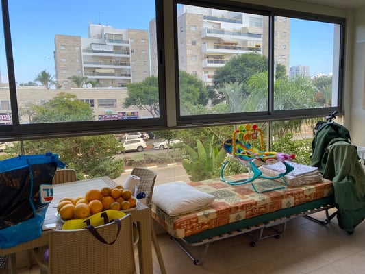 Grande terrasse fermée