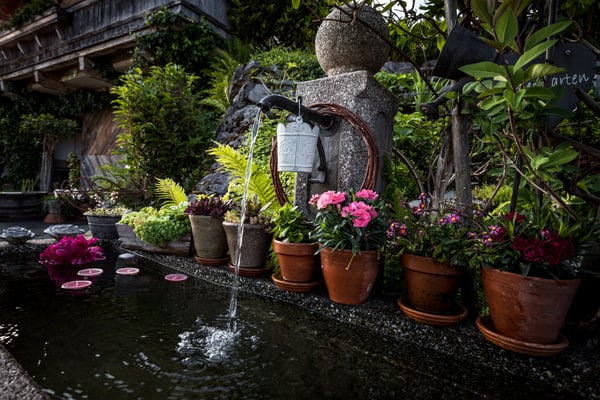 Unser Brunnen mit Trinkwasser aus der eigenen Quelle