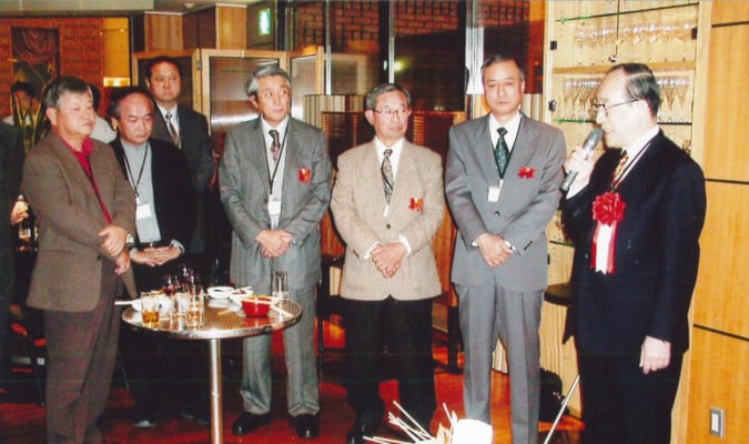 懇親会・学長挨拶