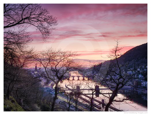 Archiv-Nr. hc2021157 | Neckartal im Abendrot 