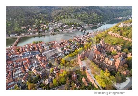 Archiv-Nr. hc2020126 | Heidelberger Altstadt von oben