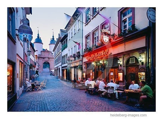 Archiv-Nr. hc98121 | Abendstimmung in der Steingasse 