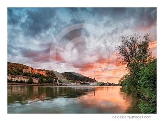 Archiv-Nr. hc2014154 | Romantischer Sonnenuntergang über der Altstadt und dem Neckar