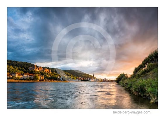 Archiv-Nr. hc2017137 | Herbstliche Stimmung über Heidelberg und Neckar 