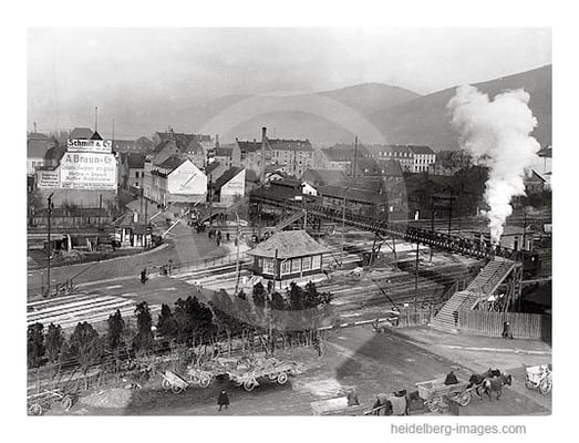 Archiv-Nr. HR7512 / Ehemaliger Römerkreis mit Dampflok