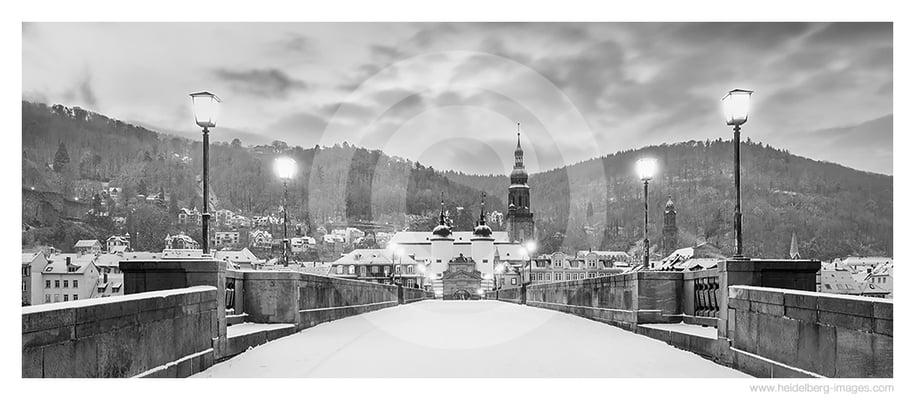 Archiv-Nr. h2022165 | Verschneite Alte Brücke 