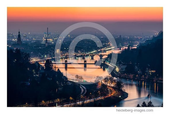 Archiv-Nr. hc2013182 | Neckartal im Sonnenuntergang 