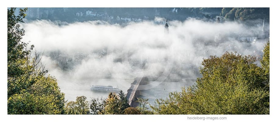 Archiv-Nr. hc2014182 | Heidelberg, Morgennebel über der Altstadt