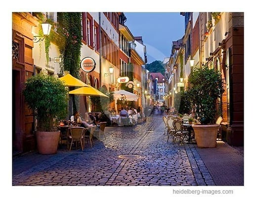 Archiv-Nr. hc2008115 | Gastronomie in der Unteren Strasse bei Nacht