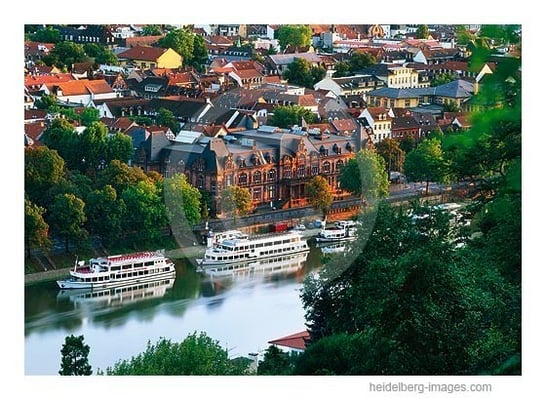 Archiv-Nr. hc2005139 | Weisse Flotte und Stadthalle von Heidelberg 