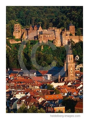 Archiv-Nr. hc95121 | Heiliggeistkirche u. Schloss im Abendlicht