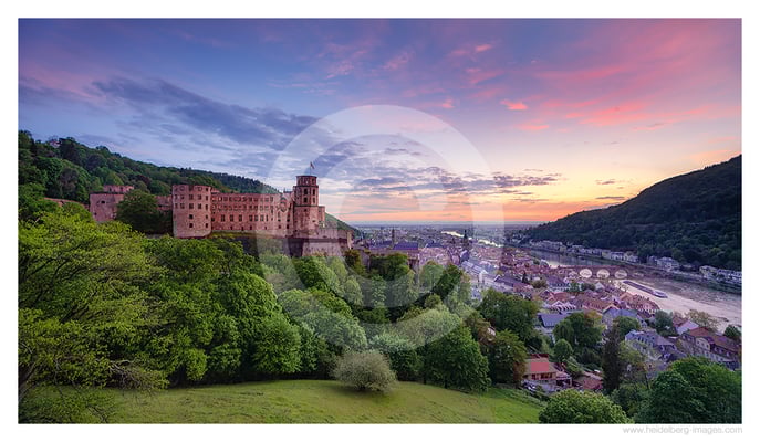 Archiv-Nr. hc2021195 | Sonnenuntergang am Heidelberger Schloss