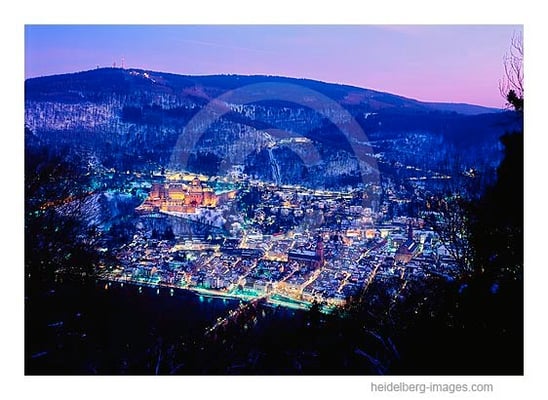 Archiv-Nr. hc2009142 | Blick auf das nächtliche Heidelberg