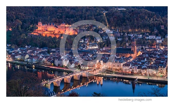 Archiv-Nr. hc2015170 | Heidelberger Altstadt im Abendlicht