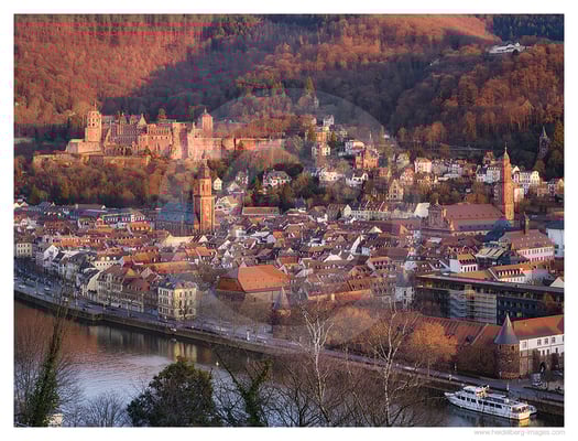 Archiv-Nr. hc2021142 | Schlossblick im Abendrot 