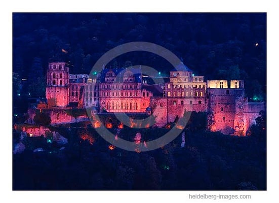 Archiv-Nr. hc98122 / Schlossfassade bei Nacht 