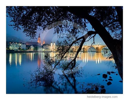 Archiv-Nr. hc2009234 | Ufer und Alte Brücke bei Nacht 