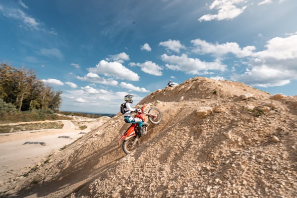 Auffahren Enduro