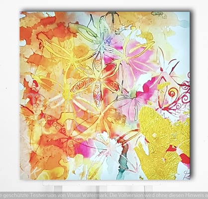 Kunstwerk auf Staffelei