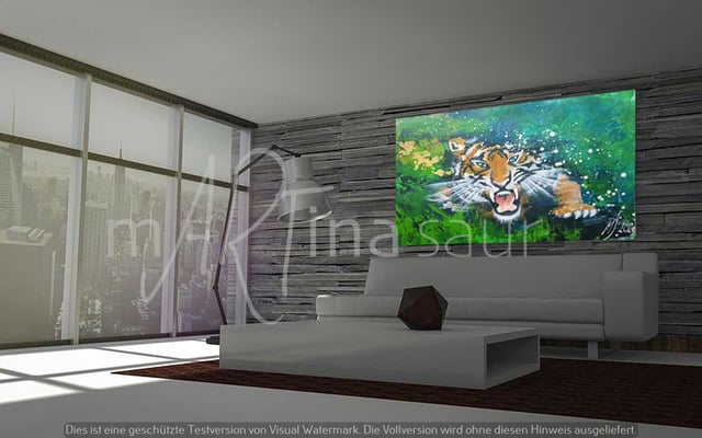 BrightLightArt Lichtbild Tiger Force