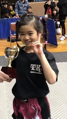 CクラスMVP 阪本椛選手（TOKEN KICKBOXING GYM）