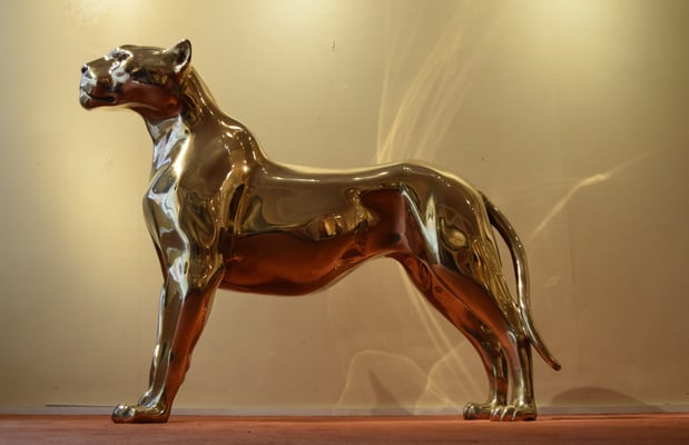 Jaguar, 80 cm, Bronze, Edition: 8. Price on request