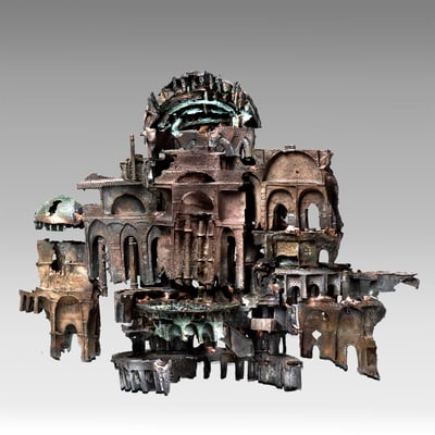 SOLD. A las cinco de la tarde, 59x43x24 cm