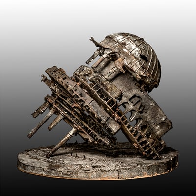 Anthon Hoornweg, Santorini, Bronze, unique 29 x 34 cm