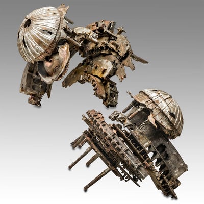 Anthon Hoornweg, Santorini, Bronze, unique 29 x 34 cm