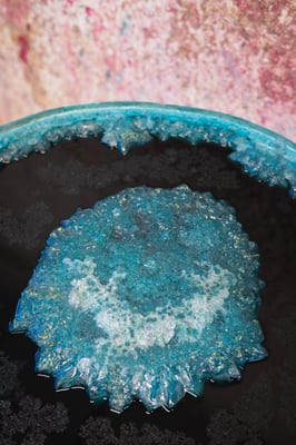 Isaac Monté Crystal vase process