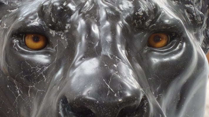 Jaguar, 96 cm, Marble Composite. Price on request