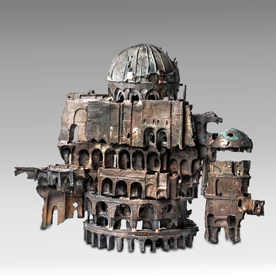 SOLD. A las cinco de la tarde, 59x43x24 cm