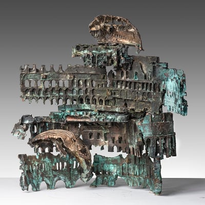 Anthon Hoornweg, Esquilino Castrense, 56x50 cm. EUR 7500