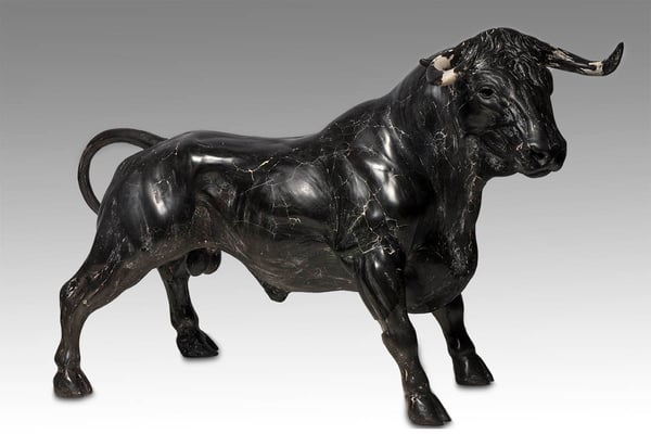 Bull, 80 cm, Marble Composite. Price on request
