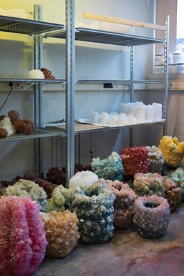 Isaac Monté Crystal vases