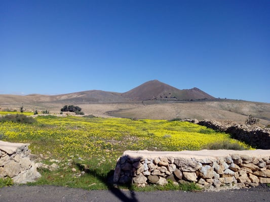 Blick auf den Vulkan