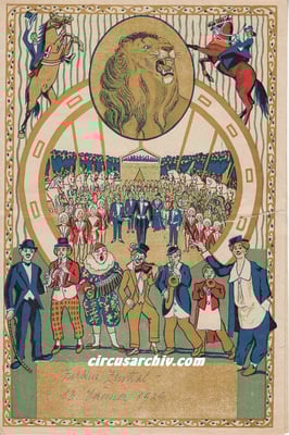 Jänner 1929 - Zoo Zirkus Fischer