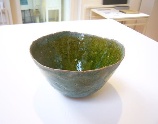 Bol vert #1,  grès(French ceramics), glaze, (+/-)dia. 11x h:7 cm / Price on request